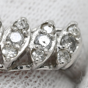 ノンブランド NON BRAND ダイヤモンド 0.50ct デザインリング プラチナシルバー Pt900 ダイヤモンド リング 指輪 プラチナ900 V字 Vライン ラウンドブリリアント 10.5号