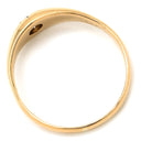 ノンブランド NON BRAND ダイヤモンド 0.11ct デザインリング イエローゴールド K18YG ダイヤモンド リング 指輪 18K 750 YG 1粒 1石 15号