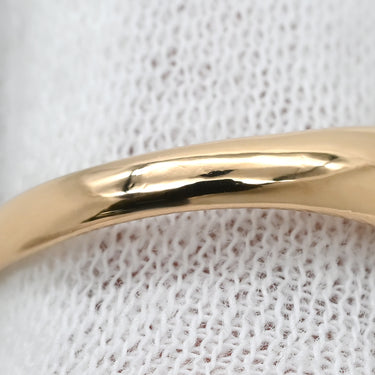 ノンブランド NON BRAND ダイヤモンド 0.11ct デザインリング イエローゴールド K18YG ダイヤモンド リング 指輪 18K 750 YG 1粒 1石 15号