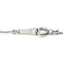 ノンブランド NON BRAND ダイヤモンド 0.20ct デザインペンダント ホワイトゴールド×イエローゴールド×プラチナシルバー K18WG K18YG ダイヤモンド ネックレス 18K 750 WG YG