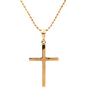 フォリフォリ Folli Follie ダイヤモンド 0.11ct クロスペンダント ピンクゴールド K18PG ダイヤモンド ネックレス 十字架 CROSS 18K 750 PG