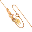 フォリフォリ Folli Follie ダイヤモンド 0.11ct クロスペンダント ピンクゴールド K18PG ダイヤモンド ネックレス 十字架 CROSS 18K 750 PG