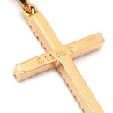 フォリフォリ Folli Follie ダイヤモンド 0.11ct クロスペンダント ピンクゴールド K18PG ダイヤモンド ネックレス 十字架 CROSS 18K 750 PG