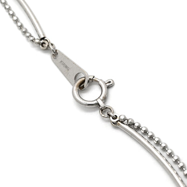 ノンブランド NON BRAND ダイヤモンド 0.20ct ホワイトゴールド K18WG ダイヤモンド ブレスレット Au750 18K 18金 WG 2連レイヤード ボールチェーン