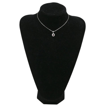 ノンブランド NON BRAND ルビー 0.54ct ダイヤモンド レッド×プラチナシルバー Pt900 ダイヤモンド ルビー ペンダントトップ 赤 1P 1粒 1石 ネックレストップ Pt900 プラチナ