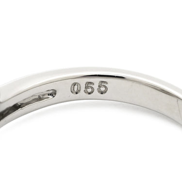 ノンブランド NON BRAND ダイヤモンド プラチナシルバー Pt900 ダイヤモンド リング 指輪 Pt900 プラチナ マーキスカット 二葉 リーフモチーフ 12号