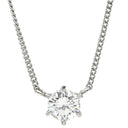 ノンブランド NON BRAND ダイヤモンド 0.550ct ペンダント プラチナシルバー Pt850 ダイヤモンド ネックレス 1粒 1石 ラウンドブリリアントカット ホールマーク