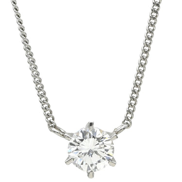 ノンブランド NON BRAND ダイヤモンド 0.550ct ペンダント プラチナシルバー Pt850 ダイヤモンド ネックレス 1粒 1石 ラウンドブリリアントカット ホールマーク