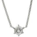ノンブランド NON BRAND ダイヤモンド 0.550ct ペンダント プラチナシルバー Pt850 ダイヤモンド ネックレス 1粒 1石 ラウンドブリリアントカット ホールマーク
