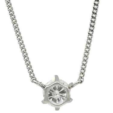 ノンブランド NON BRAND ダイヤモンド 0.550ct ペンダント プラチナシルバー Pt850 ダイヤモンド ネックレス 1粒 1石 ラウンドブリリアントカット ホールマーク