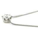 ノンブランド NON BRAND ダイヤモンド 0.550ct ペンダント プラチナシルバー Pt850 ダイヤモンド ネックレス 1粒 1石 ラウンドブリリアントカット ホールマーク