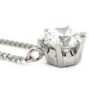 ノンブランド NON BRAND ダイヤモンド 0.550ct ペンダント プラチナシルバー Pt850 ダイヤモンド ネックレス 1粒 1石 ラウンドブリリアントカット ホールマーク