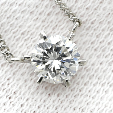 ノンブランド NON BRAND ダイヤモンド 0.550ct ペンダント プラチナシルバー Pt850 ダイヤモンド ネックレス 1粒 1石 ラウンドブリリアントカット ホールマーク