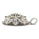 ノンブランド NON BRAND ダイヤ 2.0ct ネックレストップ ホワイトゴールド K18WG ダイヤモンド ペンダントトップ Au750 18K WG クラスターデザイン パヴェ オープンワーク