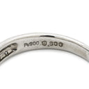 ノンブランド NON BRAND ダイヤモンド プラチナシルバー Pt900 ダイヤモンド リング 指輪 プラチナ Pt900 サイドストーン パヴェ スプリットシャンク 12号