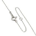 ノンブランド NON BRAND ブルーサファイア 0.24ct ダイヤ ブルー×ホワイトゴールド K18WG サファイア ダイヤモンド ネックレス 1石 1粒 青 1粒 750 WG オーバルミックスカット スクエア