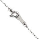 ノンブランド NON BRAND ブルーサファイア 0.24ct ダイヤ ブルー×ホワイトゴールド K18WG サファイア ダイヤモンド ネックレス 1石 1粒 青 1粒 750 WG オーバルミックスカット スクエア