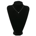 ノンブランド NON BRAND ブルーサファイア 0.24ct ダイヤ ブルー×ホワイトゴールド K18WG サファイア ダイヤモンド ネックレス 1石 1粒 青 1粒 750 WG オーバルミックスカット スクエア