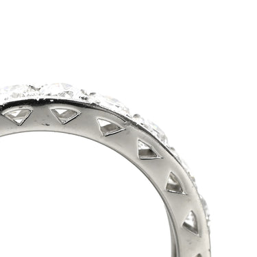 ノンブランド NON BRAND ダイヤ 1.00ct エタニティ 一文字リング プラチナシルバー Pt950 ダイヤモンド リング 指輪 プラチナ950 ラウンドブリリアント 8.5号