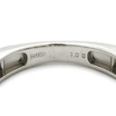 ノンブランド NON BRAND ダイヤ 1.00ct エタニティ 一文字リング プラチナシルバー Pt950 ダイヤモンド リング 指輪 プラチナ950 ラウンドブリリアント 8.5号