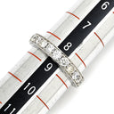 ノンブランド NON BRAND ダイヤ 1.00ct エタニティ 一文字リング プラチナシルバー Pt950 ダイヤモンド リング 指輪 プラチナ950 ラウンドブリリアント 8.5号