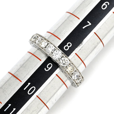 ノンブランド NON BRAND ダイヤ 1.00ct エタニティ 一文字リング プラチナシルバー Pt950 ダイヤモンド リング 指輪 プラチナ950 ラウンドブリリアント 8.5号