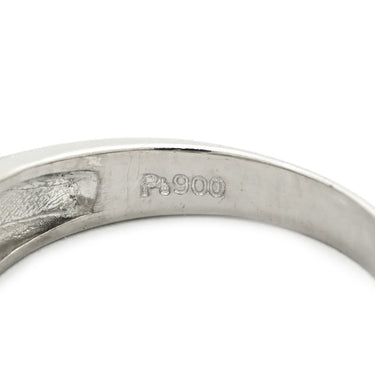 ノンブランド NON BRAND ダイヤ 1.00ct 一文字リング プラチナシルバー Pt900 ダイヤモンド リング 指輪 プラチナ900 7石 7粒 1列 バゲットカット 11.5号