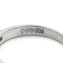 ノンブランド NON BRAND ダイヤモンド 5粒 0.24ct プラチナシルバー Pt900 ダイヤモンド リング 指輪 プラチナ Pt900 造幣局検定マーク 一文字リング 5P 5石 10号