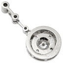 ノンブランド NON BRAND ダイヤ 0.31ct デザイン プラチナシルバー Pt900 ダイヤモンド ペンダントトップ ラウンド プラチナ900 ネックレストップ ドロップ スウィング