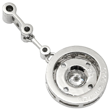 ノンブランド NON BRAND ダイヤ 0.31ct デザイン プラチナシルバー Pt900 ダイヤモンド ペンダントトップ ラウンド プラチナ900 ネックレストップ ドロップ スウィング