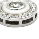 ノンブランド NON BRAND ダイヤ 0.31ct デザイン プラチナシルバー Pt900 ダイヤモンド ペンダントトップ ラウンド プラチナ900 ネックレストップ ドロップ スウィング