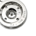 ノンブランド NON BRAND ダイヤ 0.31ct デザイン プラチナシルバー Pt900 ダイヤモンド ペンダントトップ ラウンド プラチナ900 ネックレストップ ドロップ スウィング