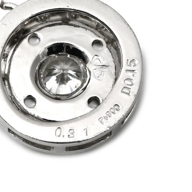 ノンブランド NON BRAND ダイヤ 0.31ct デザイン プラチナシルバー Pt900 ダイヤモンド ペンダントトップ ラウンド プラチナ900 ネックレストップ ドロップ スウィング