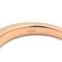 ノンブランド NON BRAND 一文字 ダイヤモンド ピンクゴールド K18PG ダイヤモンド リング 指輪 Au750 18K 18金 5P 5石 5粒 エンゲージ ブライダル 13号