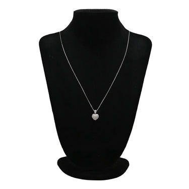ノンブランド NON BRAND ダイヤ 1.0ct ハートモチーフ プラチナシルバー Pt900 ダイヤモンド ペンダントトップ パヴェ プラチナ900 PT ネックレストップ チャーム