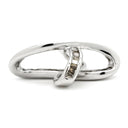 ノンブランド NON BRAND ダイヤ 0.37ct ホワイトゴールド K18WG ダイヤモンド ペンダントトップ Au750 18K WG ブラウンダイヤ バゲットカット クロスオーバーデザイン