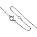 ノンブランド NON BRAND ダイヤモンド プラチナシルバー Pt900 ダイヤモンド Pt850(チェーン) ネックレス Pt900 プラチナ グラデーションストーン スマイルライン 雫 しずく型 両吊りタイプ