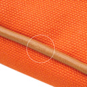 エルメス HERMES ボリードポーチ ミニミニ H104772M 02 オランジュフー×オレンジ コットン アニョーミロ ポーチ シルバー金具