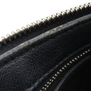 セリーヌ CELINE エッジ ブルー レザー ハンドバッグ シルバー金具 青 ワンハンドル 肩掛け