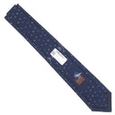エルメス HERMES クラバット 7cm H サンティアン H339376T 02 マリン×ブルーモワイヤン×ブラン シルク ネクタイ シルクツイルタイ 紺 青 白 総柄 H柄 新品 未使用