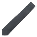 エルメス HERMES クラバット 7cm Hゴシック H339252T 01 ノワールXアントラシト シルク ネクタイ 黒 グレー 総柄 H GOTHIQUE 新品 未使用