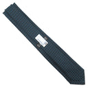 エルメス HERMES クラバット 7cm ファソネ H H36322T 36 ノワールXコバルト シルク ネクタイ 黒 青 総柄 H織り バイカラー H柄 新品 未使用