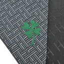 エルメス HERMES クラバット 8cm Hトレフル H659448T 02 アントラシト シルク ネクタイ ダークグレー H TREFLE 総柄 新品 未使用