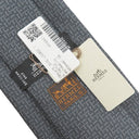 エルメス HERMES クラバット 8cm Hトレフル H659448T 02 アントラシト シルク ネクタイ ダークグレー H TREFLE 総柄 新品 未使用