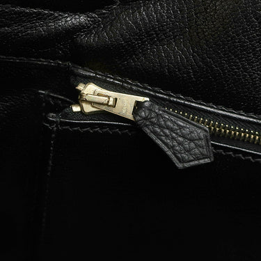 エルメス HERMES バーキン30 ブラック トゴ ハンドバッグ ゴールド金具 黒