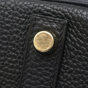 エルメス HERMES バーキン30 ブラック トゴ ハンドバッグ ゴールド金具 黒
