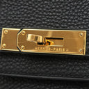 エルメス HERMES バーキン30 ブラック トゴ ハンドバッグ ゴールド金具 黒