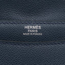 エルメス HERMES スティーヴ ライト ブルーニュイ エバーカラー ショルダーバッグ シルバー金具 ネイビー