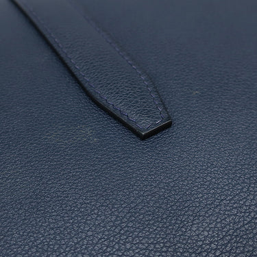 エルメス HERMES スティーヴ ライト ブルーニュイ エバーカラー ショルダーバッグ シルバー金具 ネイビー