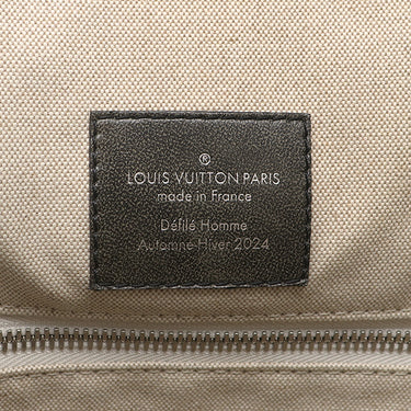 ルイヴィトン LOUIS VUITTON クリストファー MM M11521 ブラック レザー ブラッシュドモノグラムカウハイドレザー リュック・デイパック シルバー金具 ヴィンテージ調 バックパック